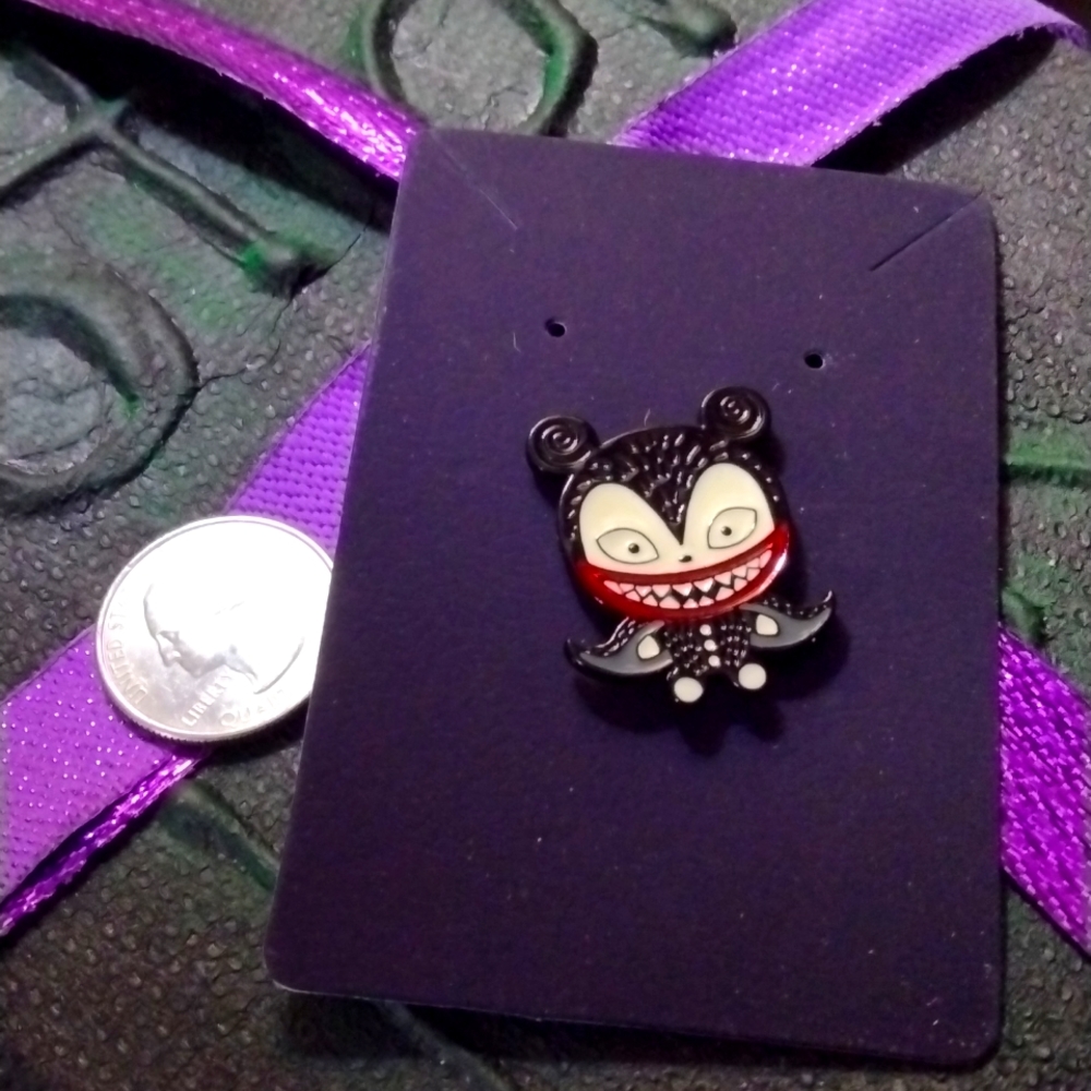 Vampire teddy pin, from nightmare before Christmas